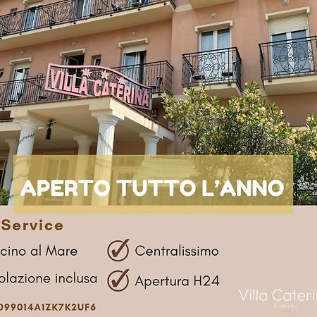 Hotel Villa Caterina Rímini Exterior foto