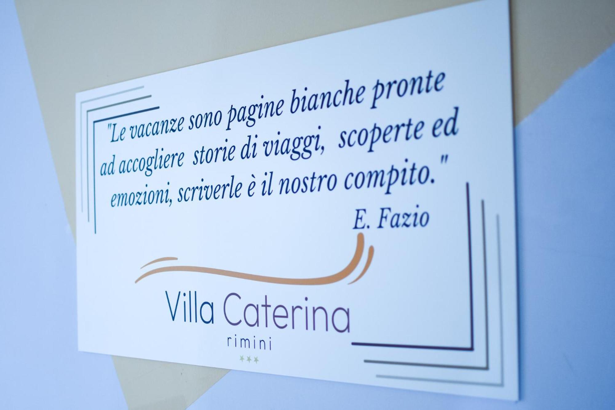 Hotel Villa Caterina Rímini Exterior foto