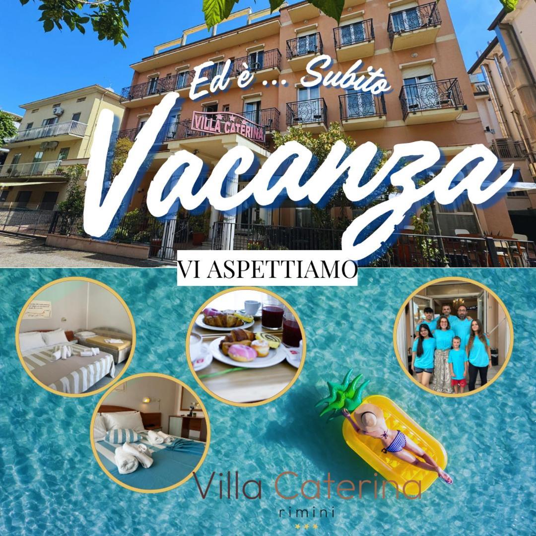 Hotel Villa Caterina Rímini Exterior foto